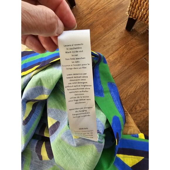 0039 Italy Kylie Sunglass A-Line Long Skirt Women's Size L - Picture 6 of 8